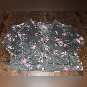 Joy Spun Cardigan- Floral-Sz Large 12-14